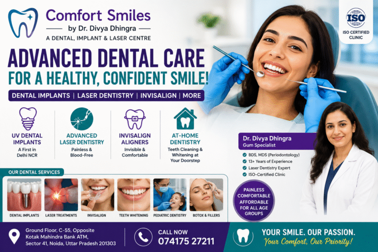 UV Dental Implants in Delhi NCR: 5 Advanced Treatments at Comfort Smiles