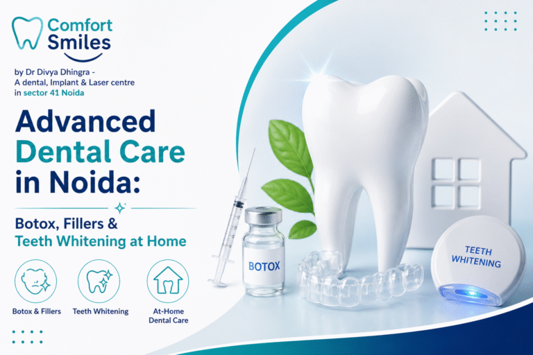 Advanced Dental Care in Noida: Botox, Fillers & Teeth Whitening at Home