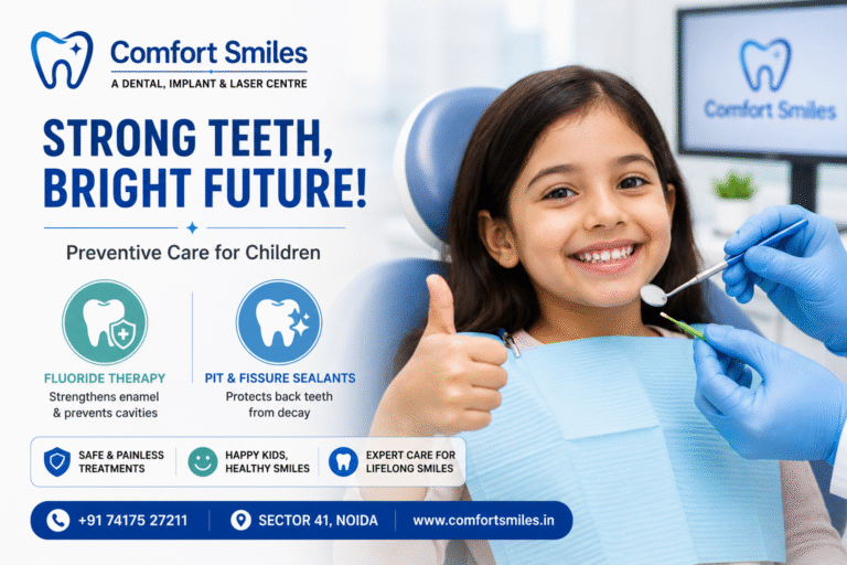 Preventive Care for Children: Fluoride Therapy and Pit & Fissure Sealants in Noida