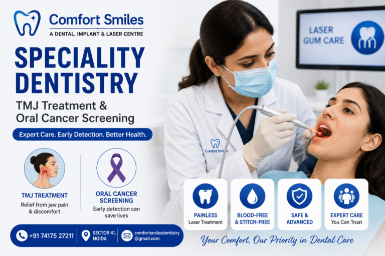 Speciality Dentistry: TMJ Treatment and the Importance of Oral Cancer Screening