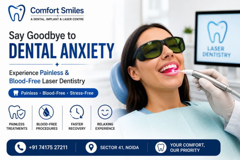 Say Goodbye to Dental Anxiety: Experience Painless and Blood-Free Laser Dentistry