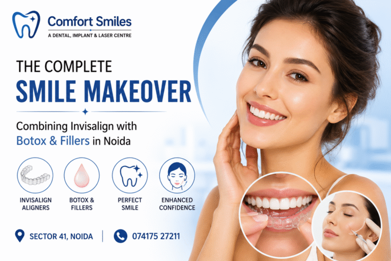 The Complete Smile Makeover: Combining Invisalign with Botox & Fillers in Noida