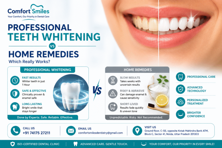 Professional Teeth Whitening vs Home Remedies: Which Really Works?